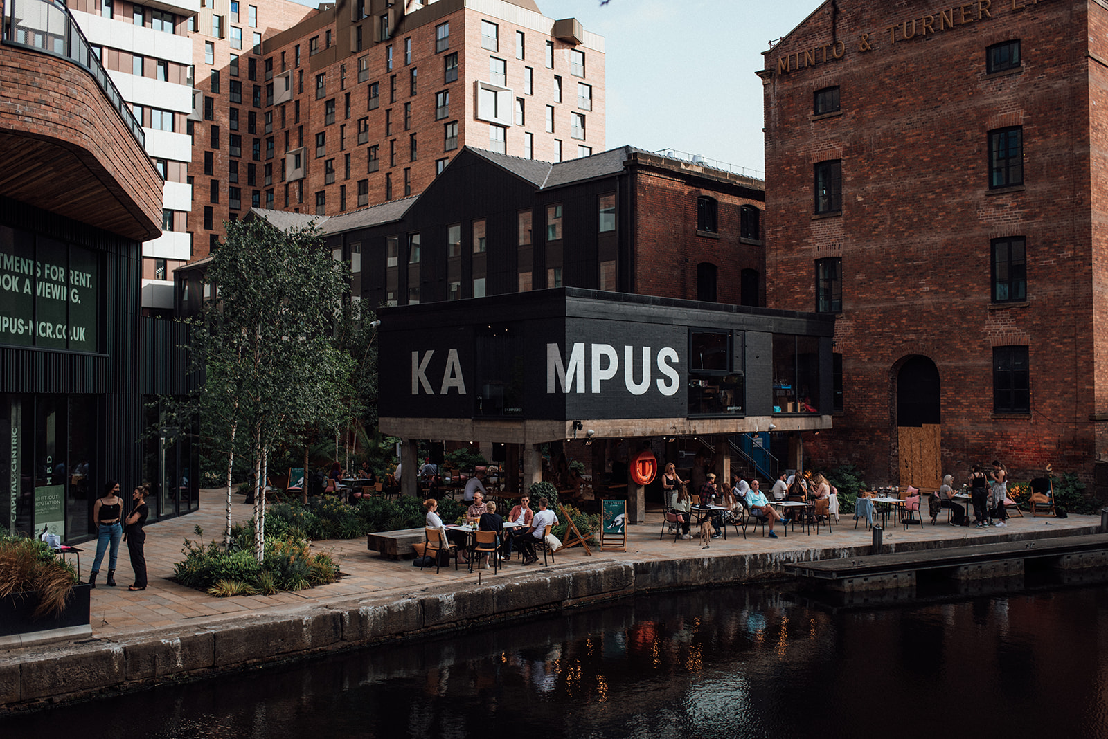 An Exterior shot of the Kampus Summer Beer Thing event.